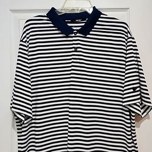 Nike • Dri-Fit • Navy Blue and White • XXL